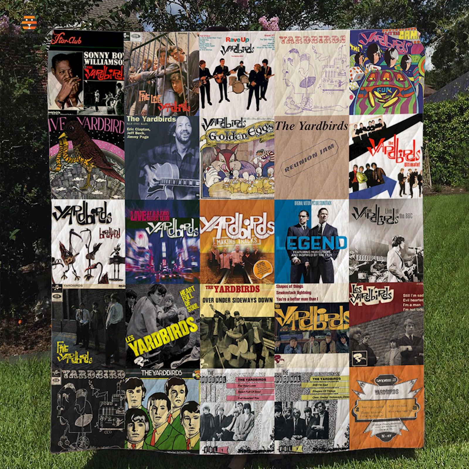 The Yardbirds Albums Quilt Blanket