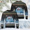 Army Boeing AH-64 Apache Ugly Christmas Sweater