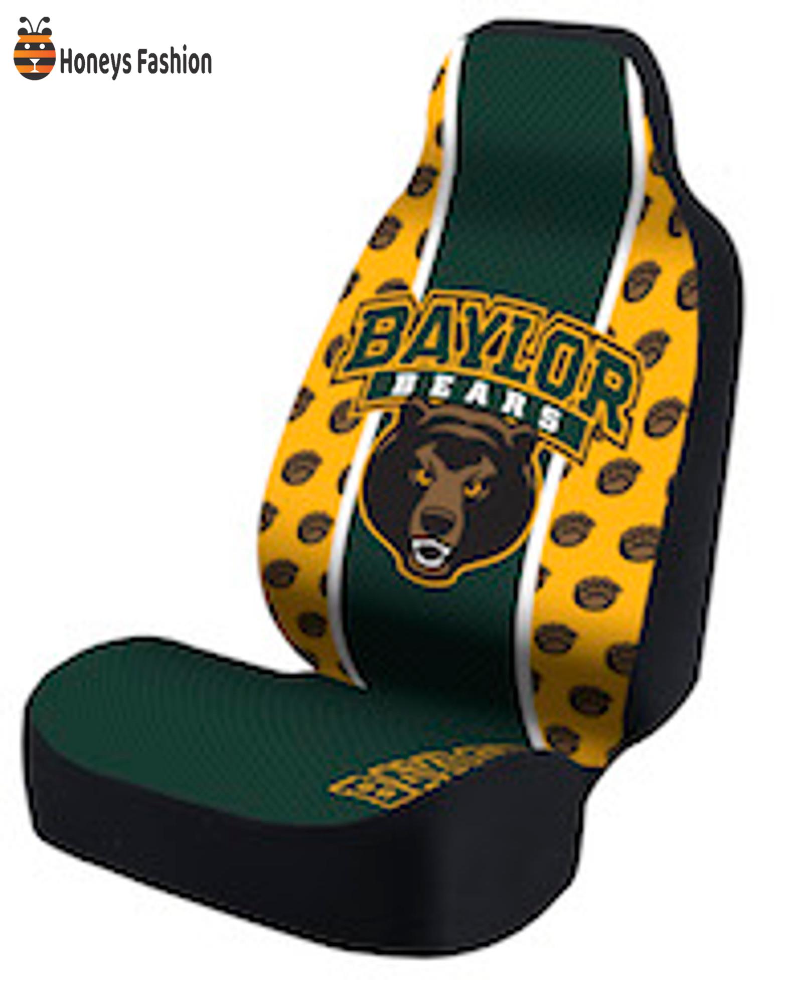 Baylor Bears Paw Pattern Car Seat Cover