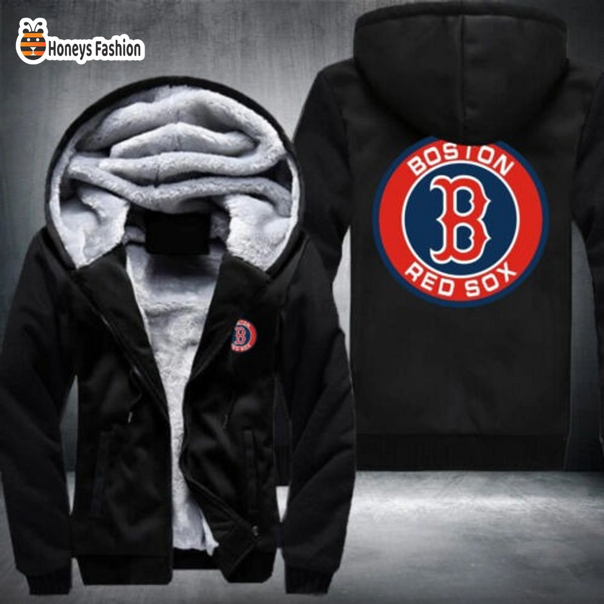 Boston Red Sox NHL 3D Fleece Hoodie
