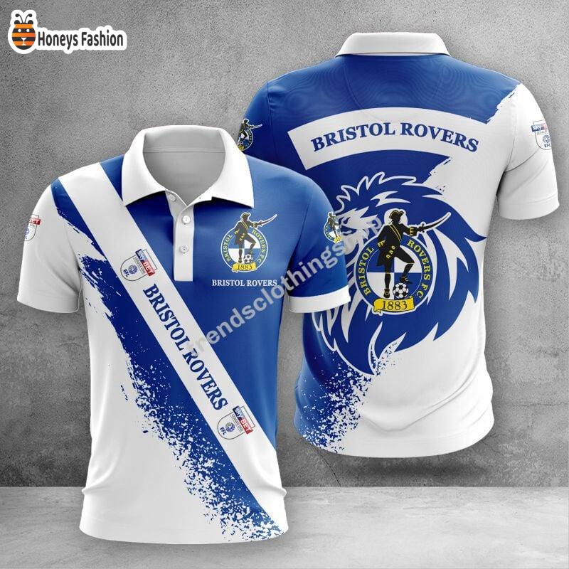 Bristol Rovers Lion 3d Hoodie Polo
