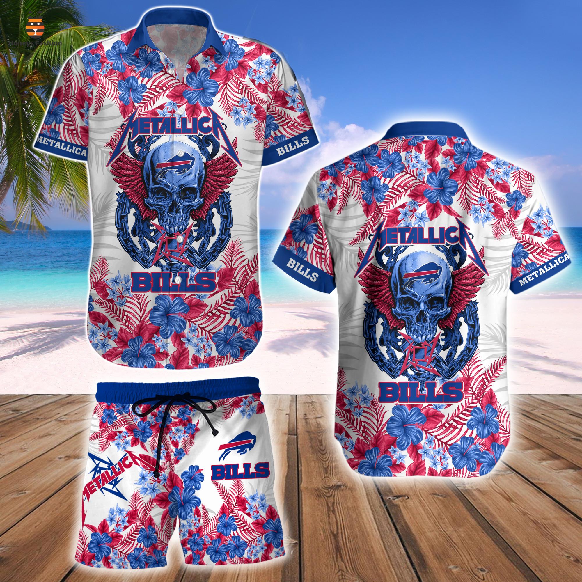 Buffalo Bills Metallica Hawaii Shirt And Short