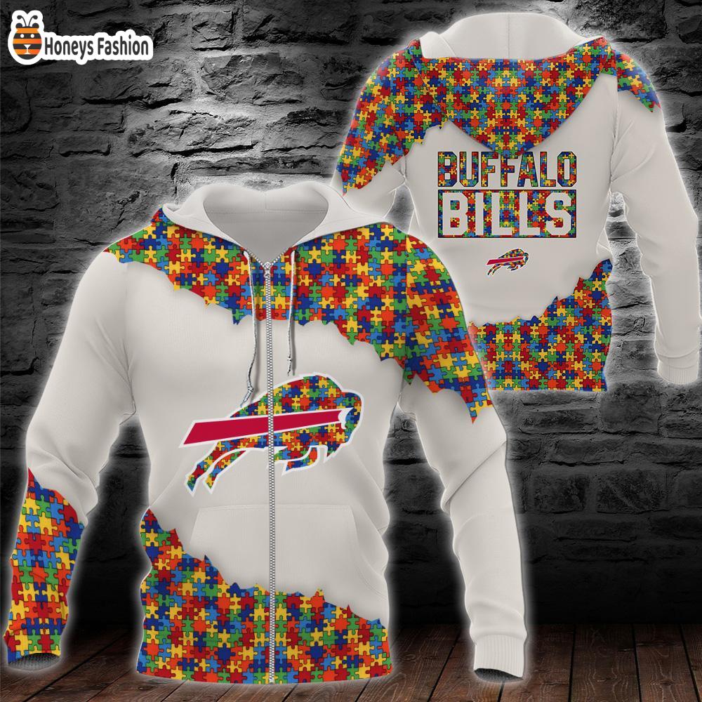 Buffalo Bills NFL Autism 3d Hoodie Tshirt