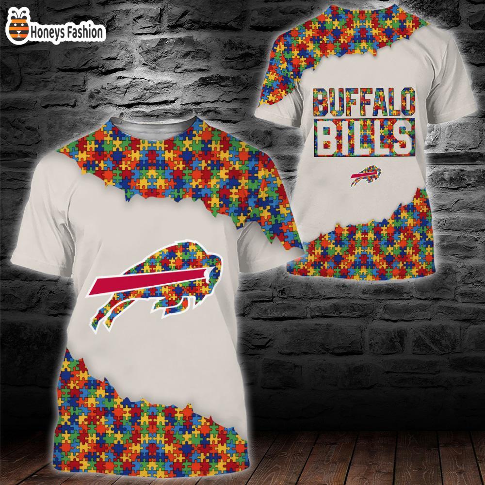Buffalo Bills NFL Autism 3d Hoodie Tshirt