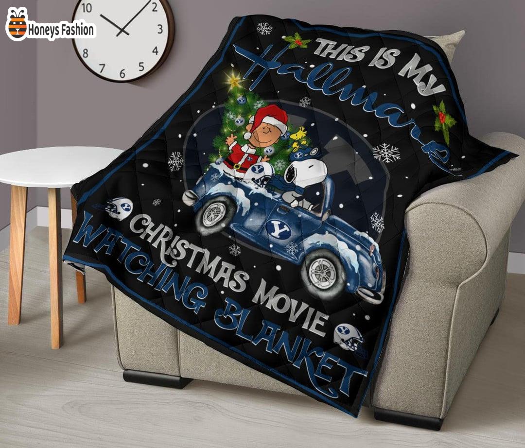 BYU Cougars This Is My Hallmark Christmas Movie Watching Blanket