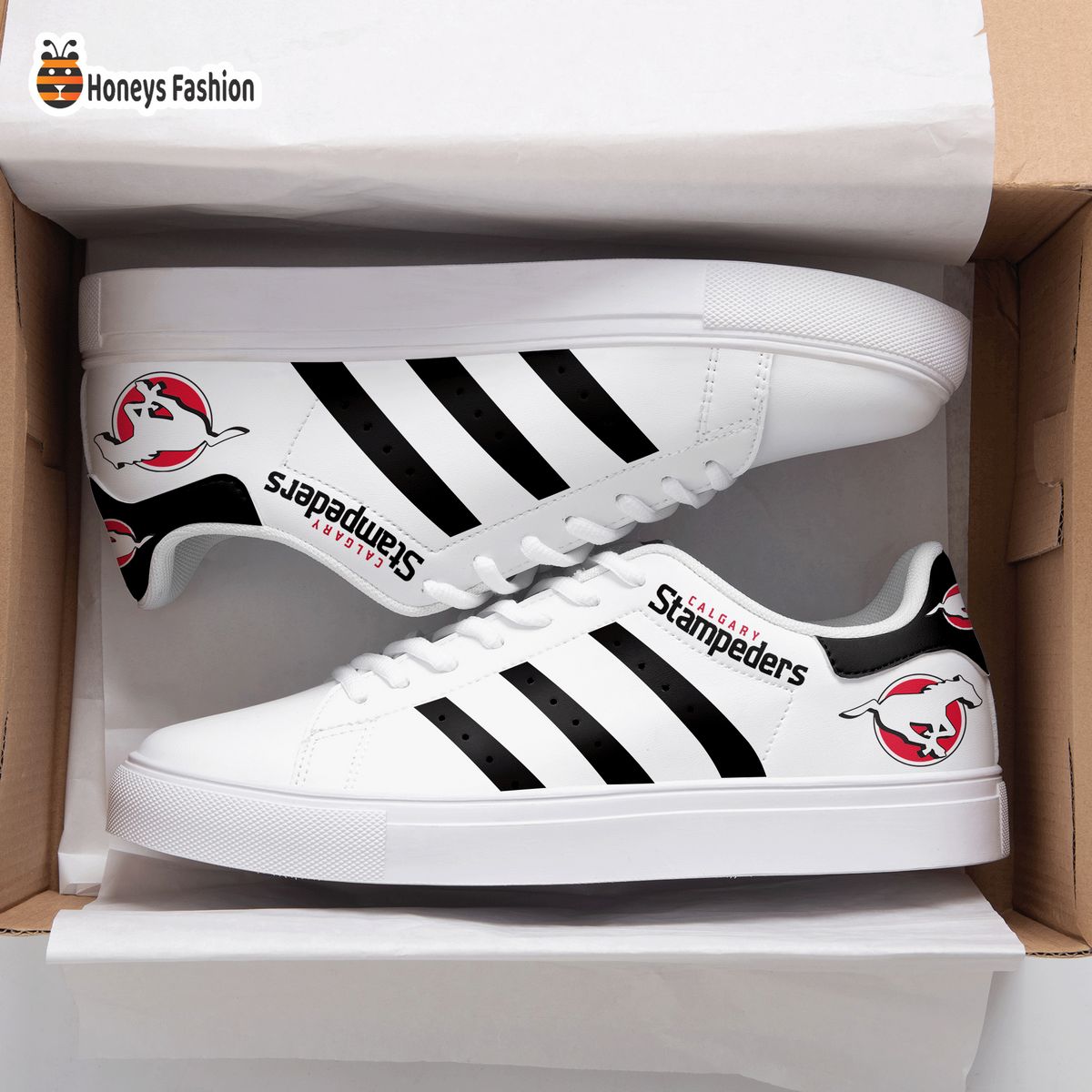 Calgary Stampeders Stan Smith Skate Shoes