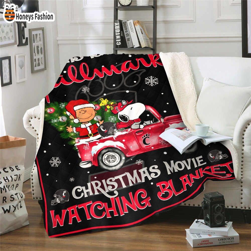 Cincinnati Bearcats This Is My Hallmark Christmas Movie Watching Blanket