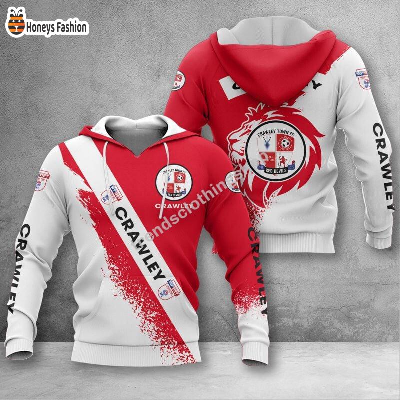 Crawley Town Lion 3d Hoodie Polo