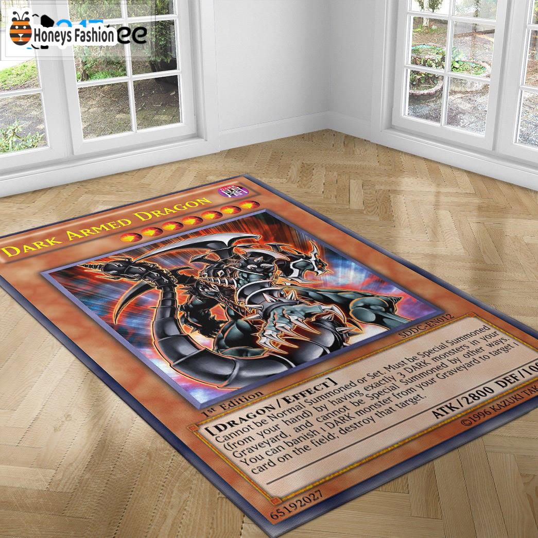 Dark Armed Dragon Card Rug Carpet