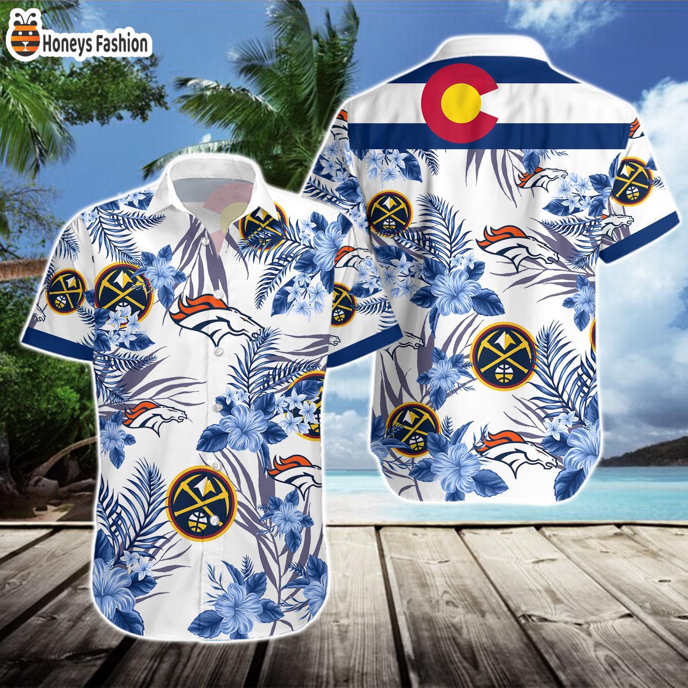 Denver Broncos Denver Nuggets Hawaiian Shirt