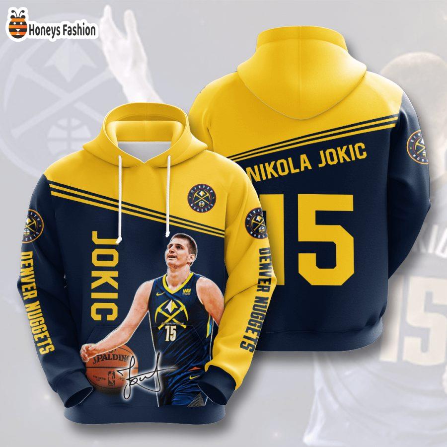 Denver Nuggets Nikola Jokic NBA 3D Hoodie