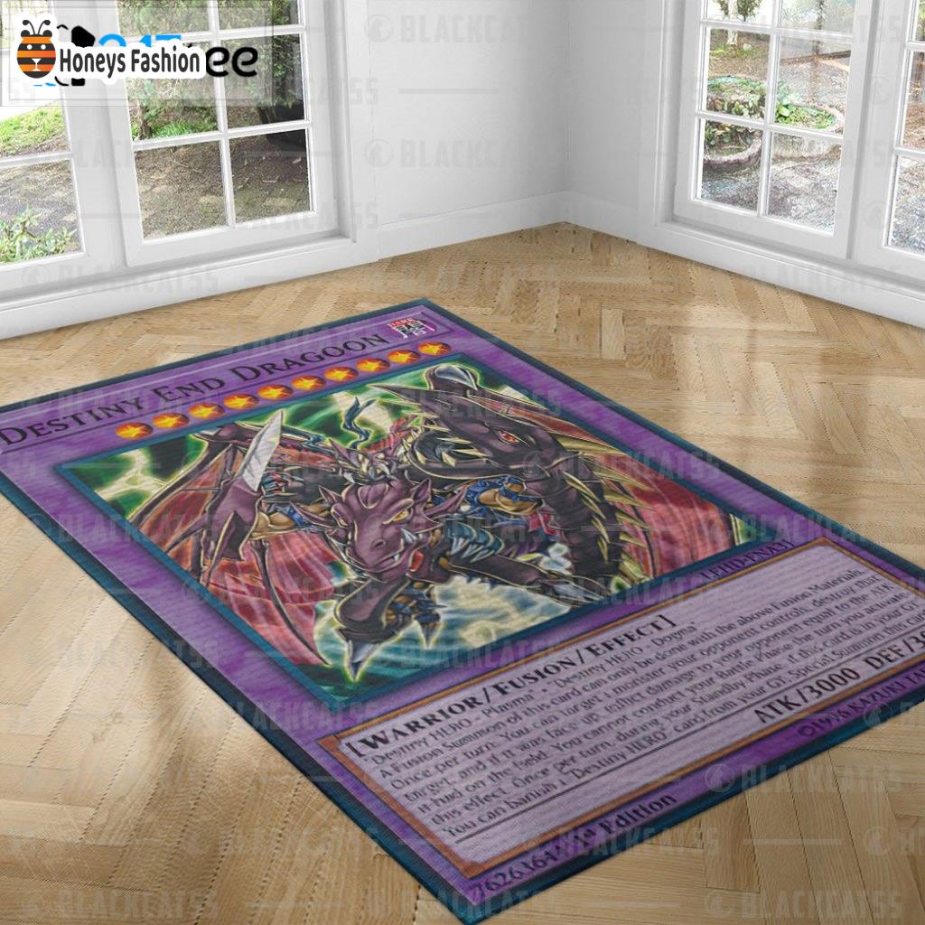 Destiny End Dragoon Card Rug Carpet