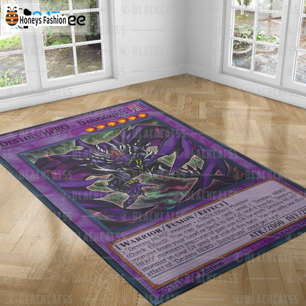 Destiny HERO Dangerous Card Rug Carpet