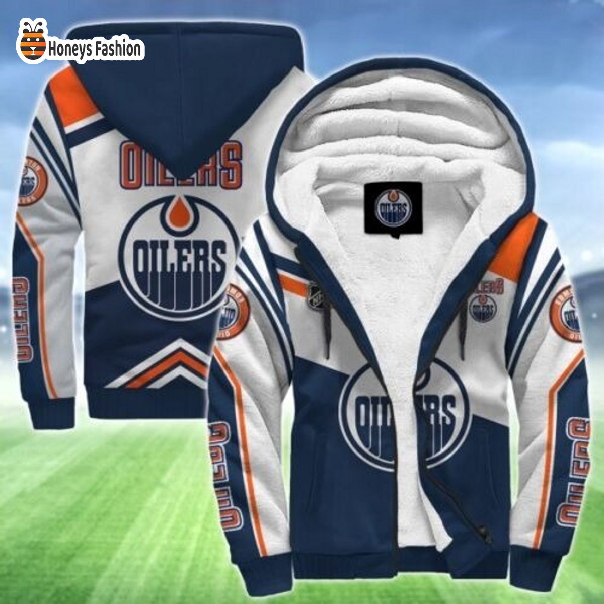 Edmonton Oilers NHL 3D Fleece Hoodie