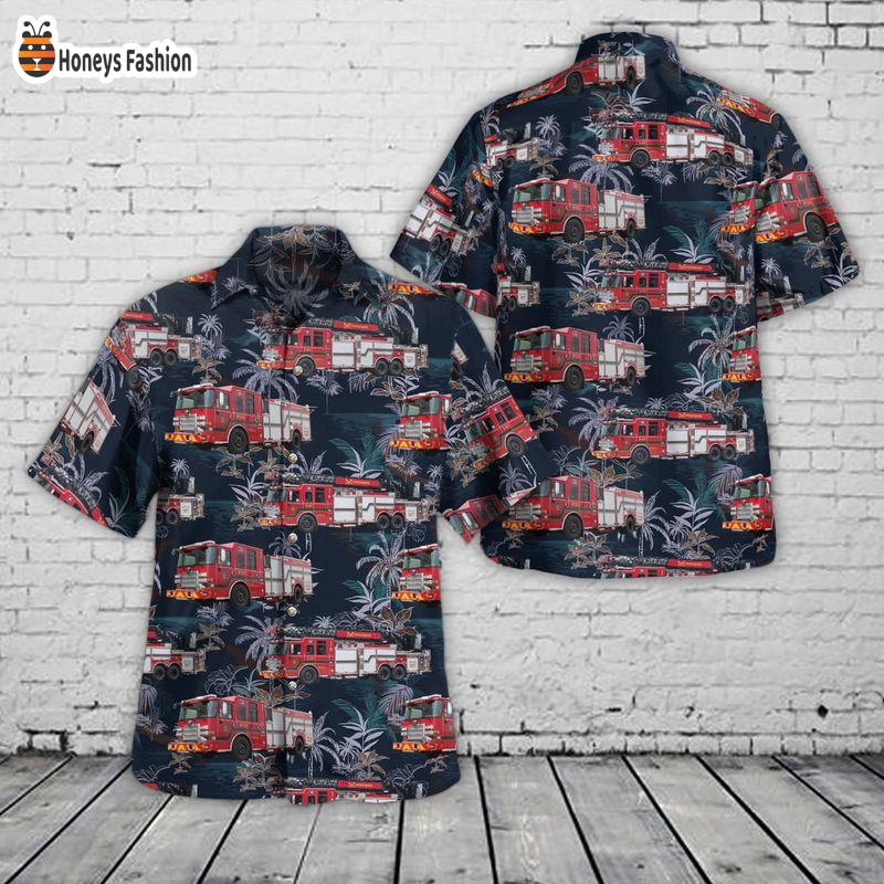 Fire And Emergency Services Mississauga Ontario Canada Hawaiian Shirt