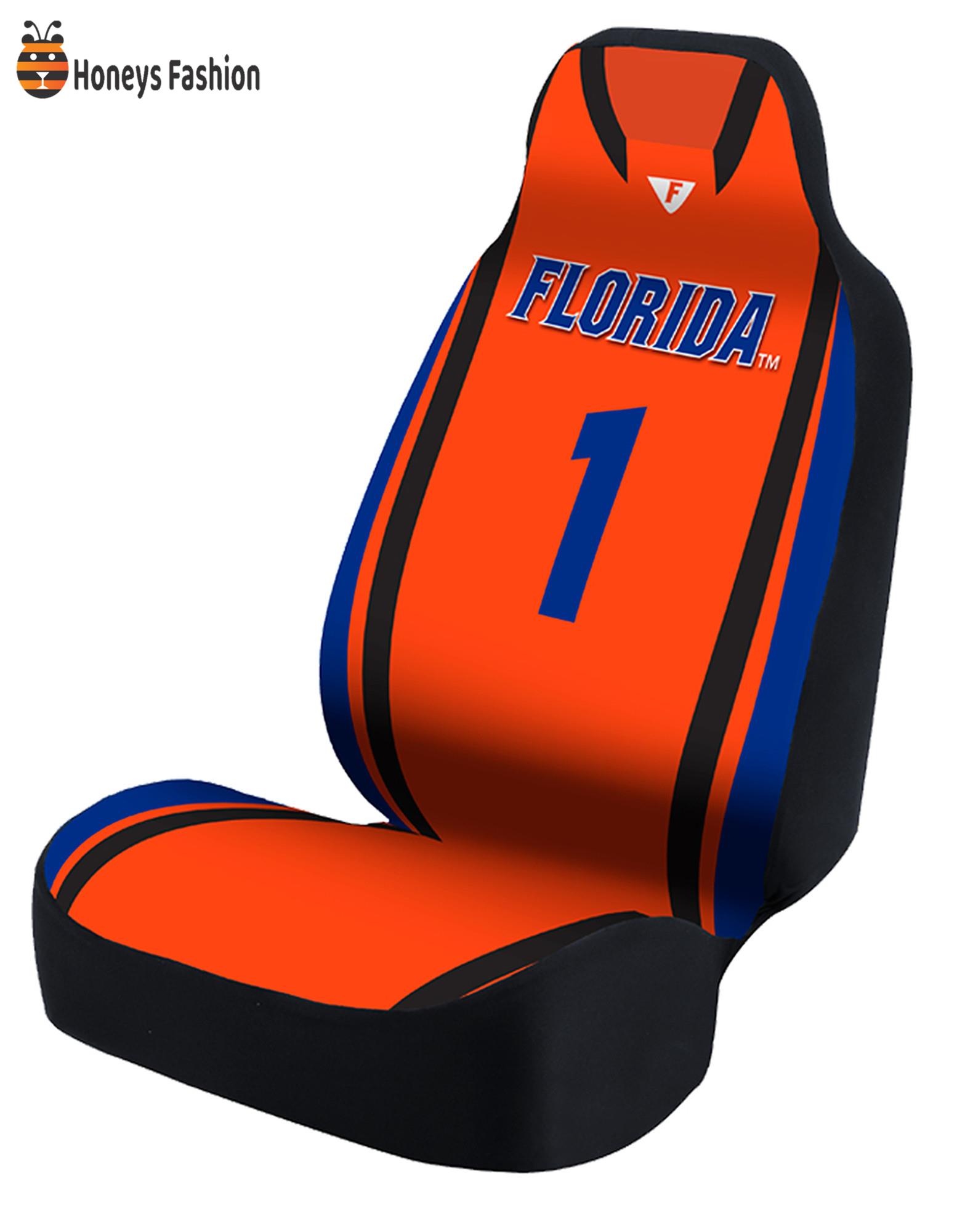 Florida Gators Orange Jersey Car Seat Cover