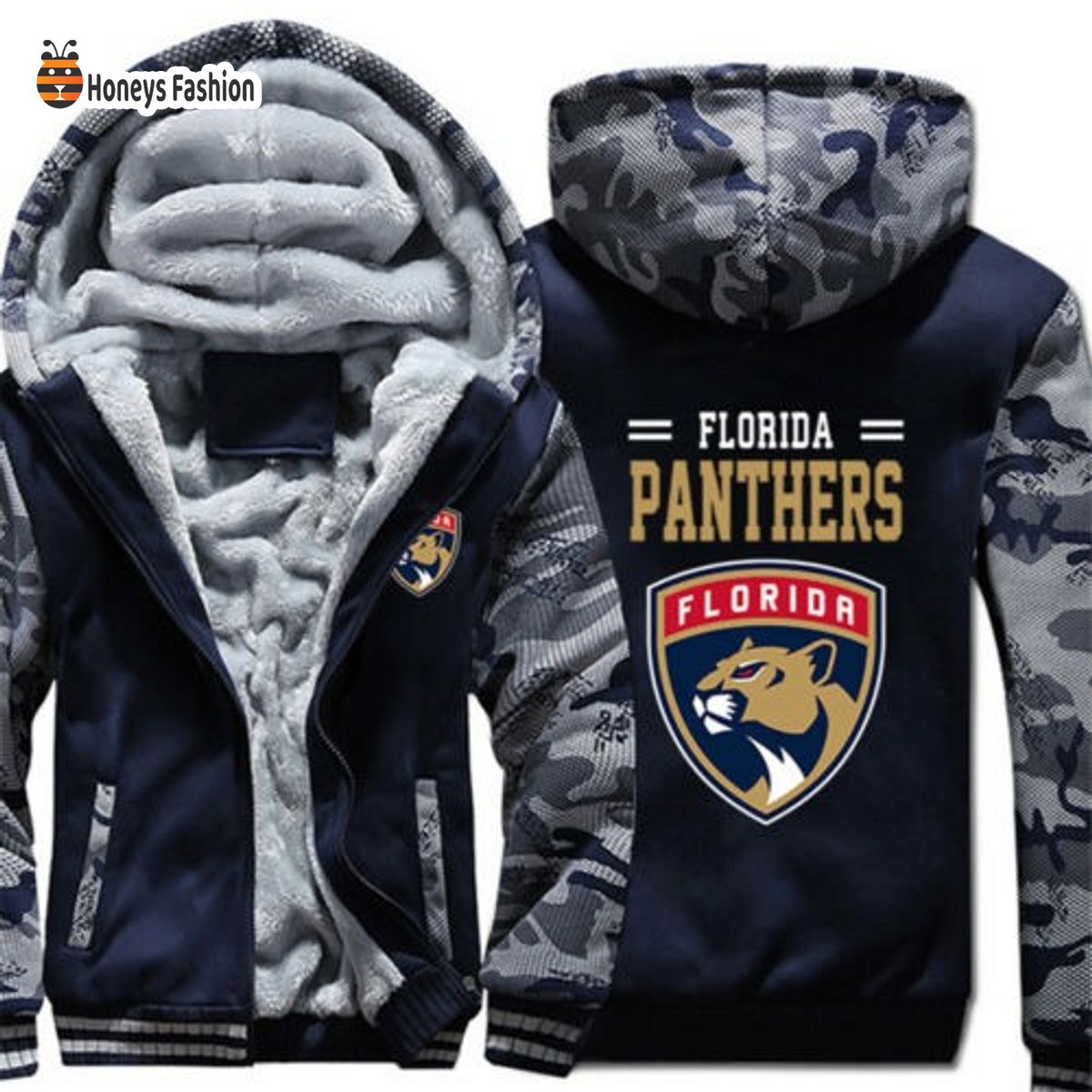 Florida Panthers NHL 3D Fleece Hoodie