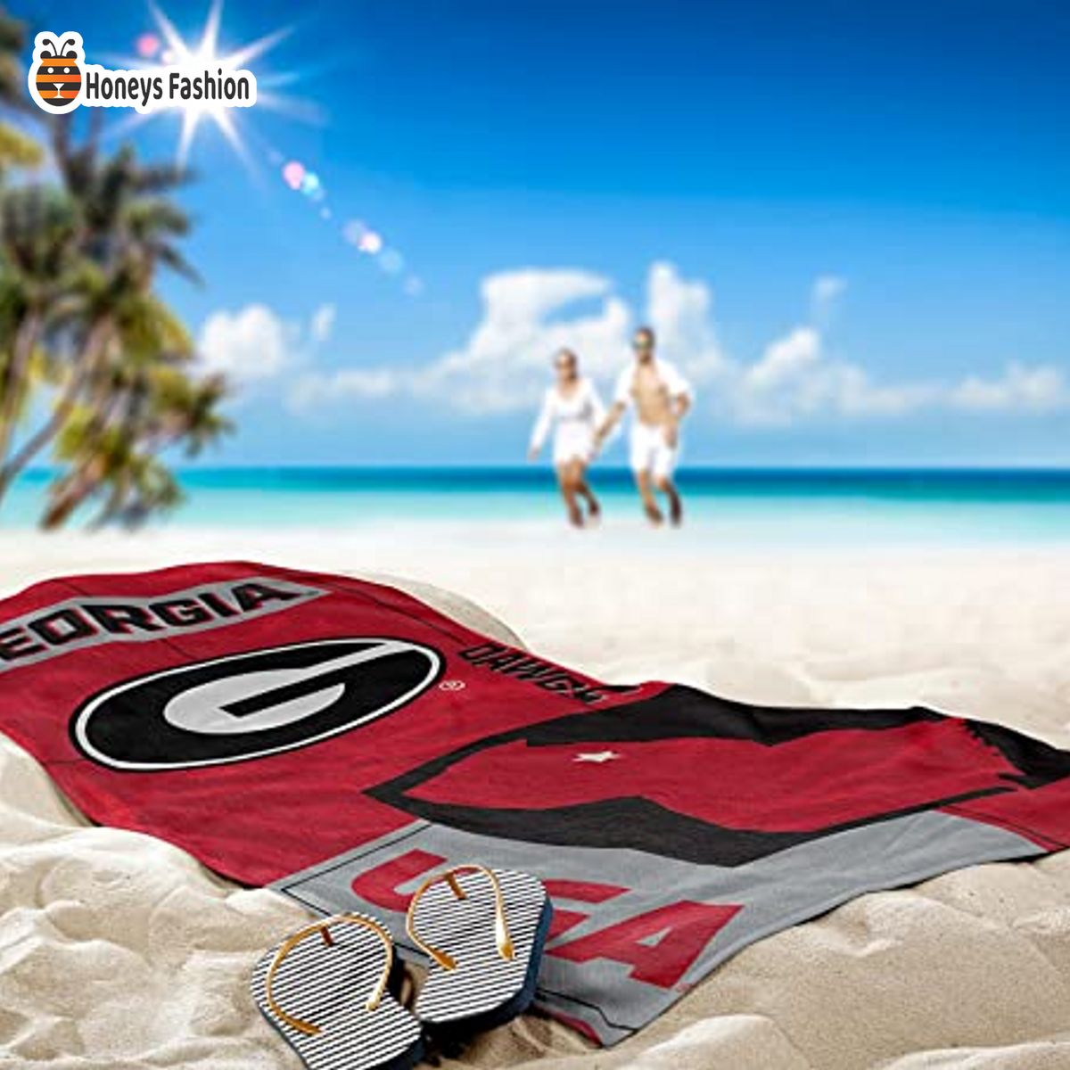Georgia Bulldogs NCAA Beach Towel