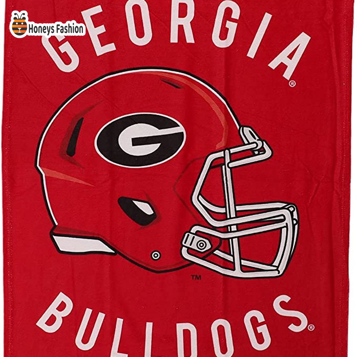 Georgia Bulldogs Stripes NCAA Beach Towel