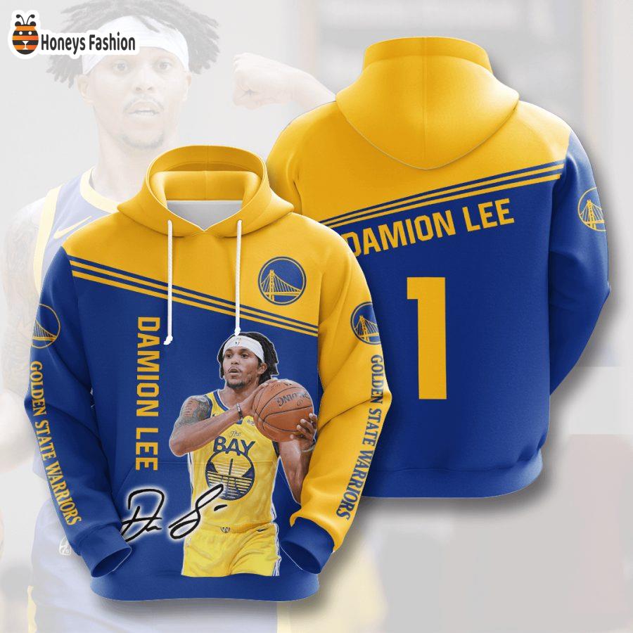 Golden State Warriors Damion Lee NBA 3D Hoodie