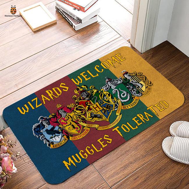 Harry Potter Wizards Welcome Muggles Tolerated Doormat