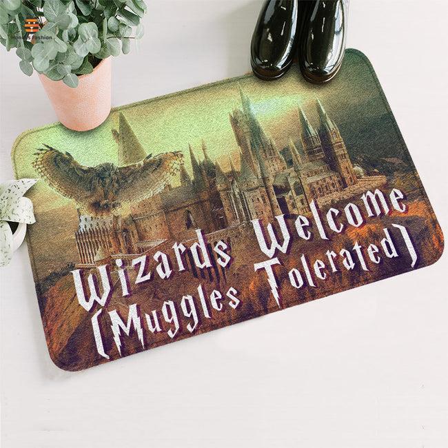 Harry Potter Wizards Welcome Muggles ToleratedcDoormat