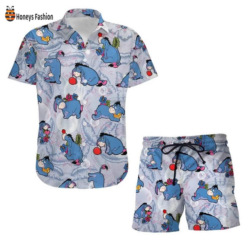 Eeyore Donkey Disney Tropical Hawaiian Shirt And Short