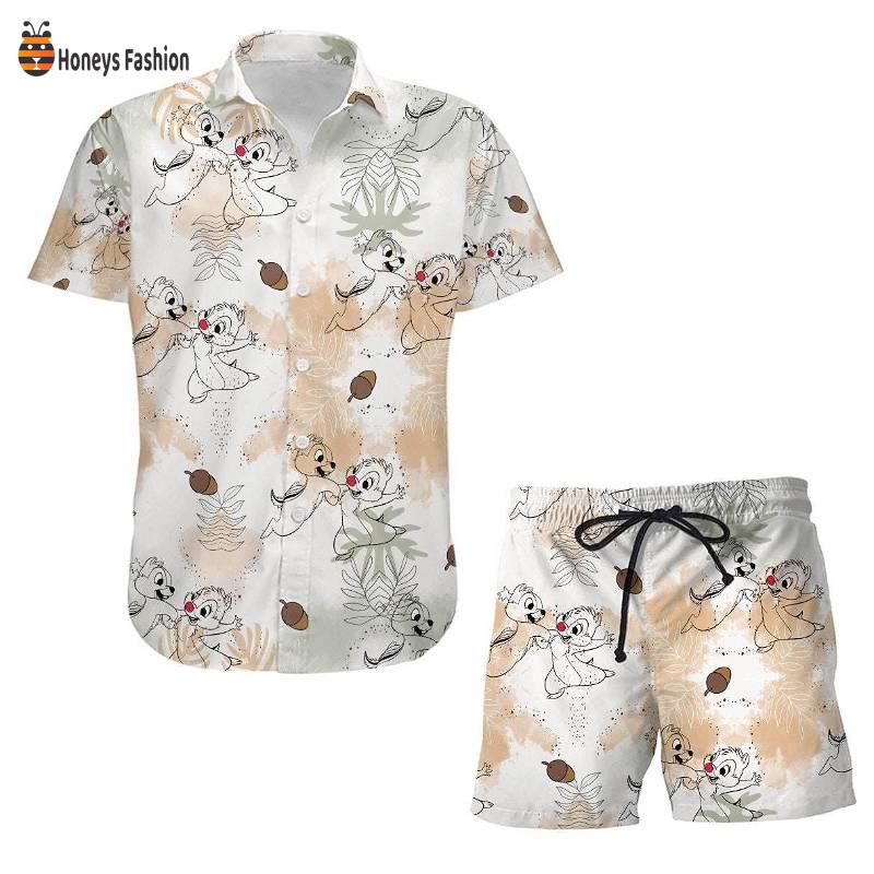 The Chipmunk Dale Nuts Tropical Hawaiian Shirt And Short
