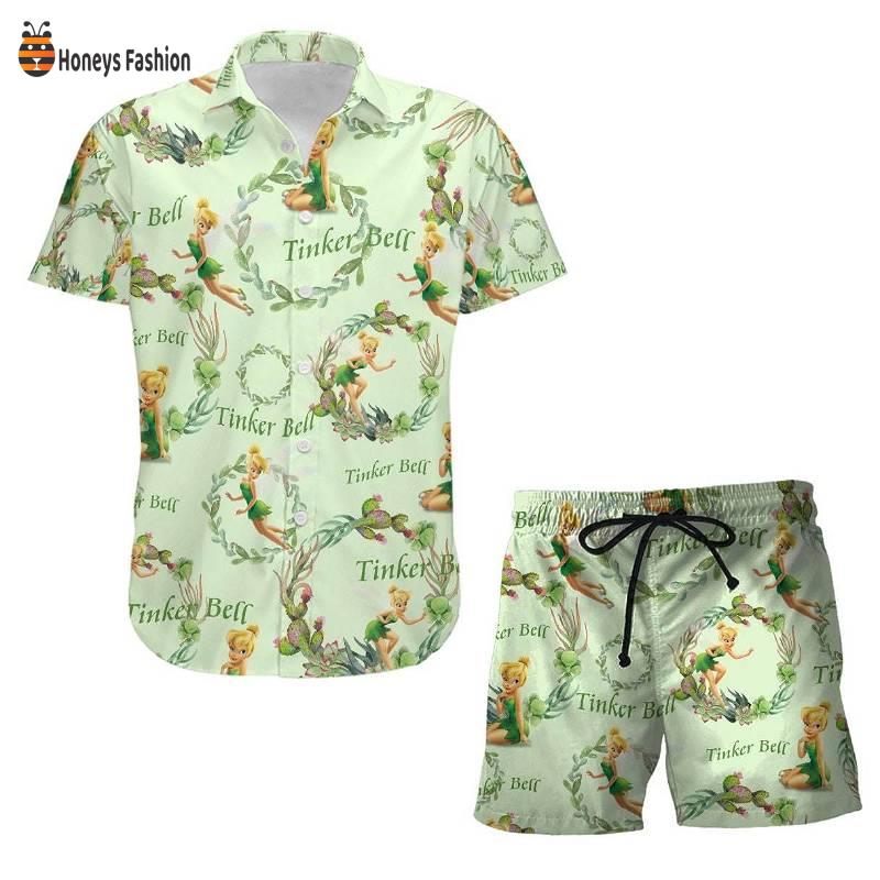 Tinker Bell Wreath Disney Tropical Hawaiian Shirt And Short
