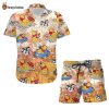 Winnie The Pooh Disney Swimming Beach Hawaiian Shirt And Short