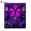 Dreamcatcher Butterfly Memorial Purple  Blanket