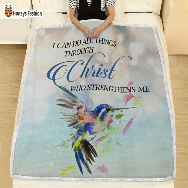I Can Do All Things Through Christ Who Strengthens Religious Gifts Me Blanket