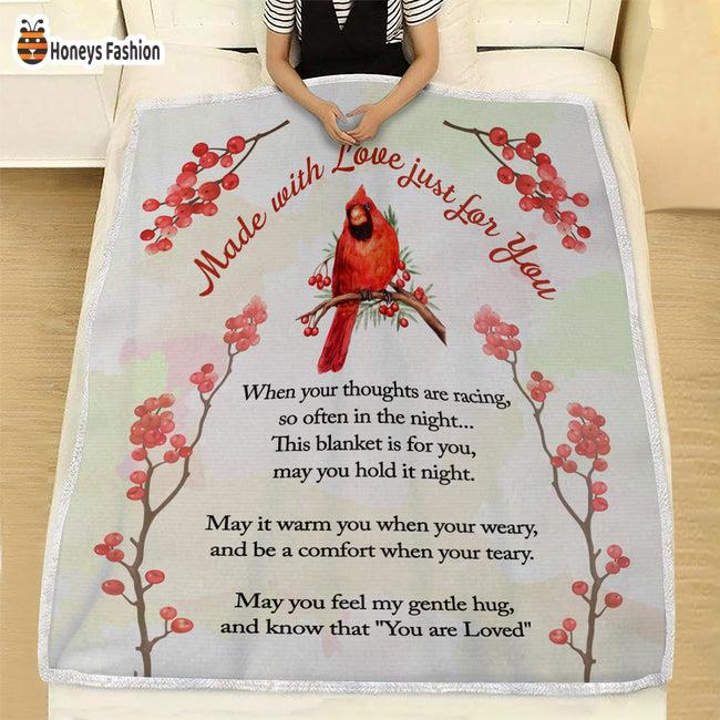 Made With Love Just For You Memorial Blanket
