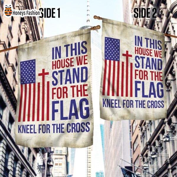 In This House We Kneel For The Cross Flag