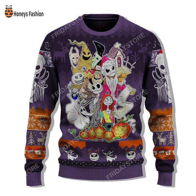 Jack Skellington And Friends The Nightmare Before Christmas Ugly Christmas Sweater