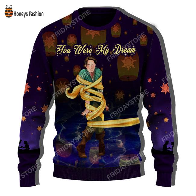 Tangled Flynn Rider You Were My Dream Couple Ugly Christmas Sweater