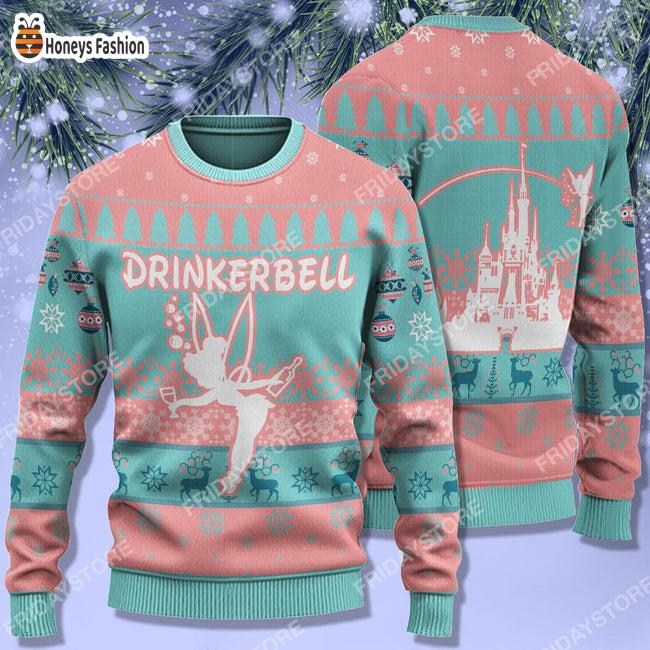 Tinkerbell Disney Reindeer Pattern Ugly Christmas Sweater