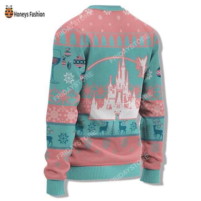 Tinkerbell Disney Reindeer Pattern Ugly Christmas Sweater