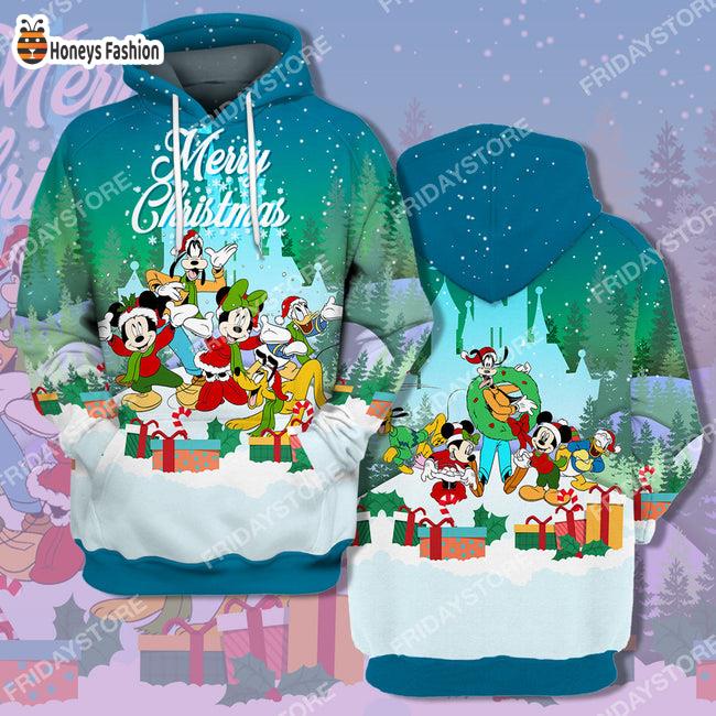 Micke Mouse Family Merry Christmas Hoodie T-shirt