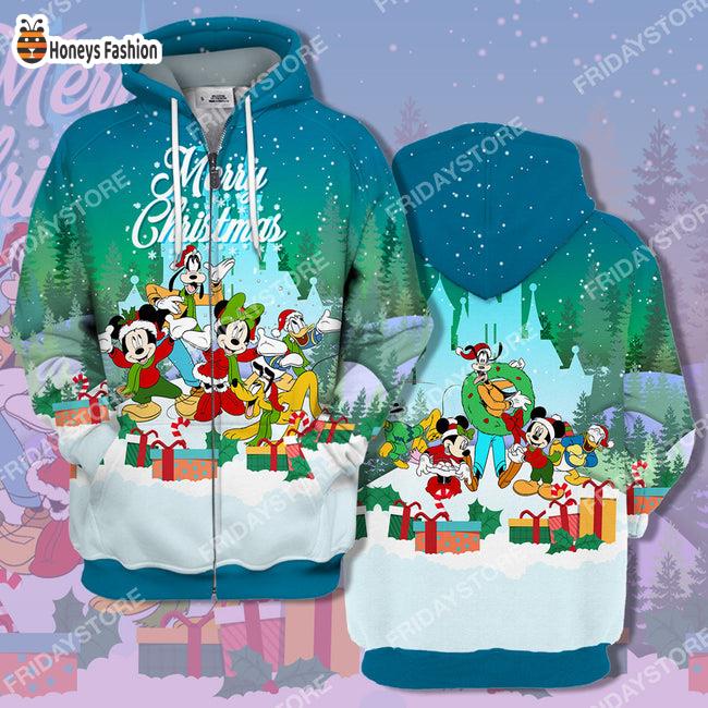 Micke Mouse Family Merry Christmas Hoodie T-shirt