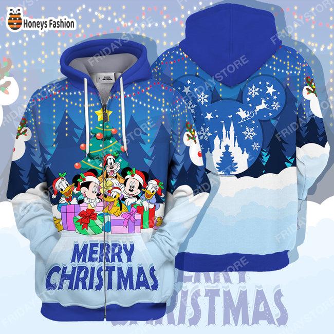 Mickey Mouse And Friends Disney Snowflake Hoodie T-shirt