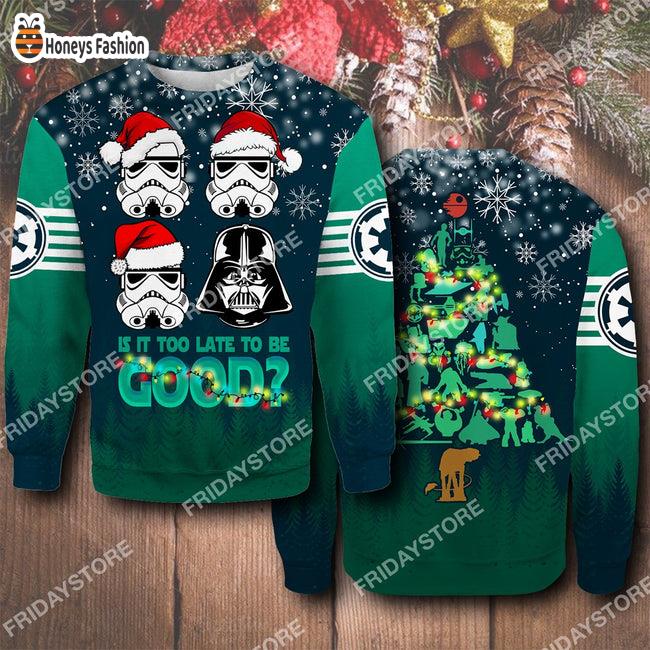Star Wars Is It Too Late To Be Good Snowflake Hoodie T-shirt