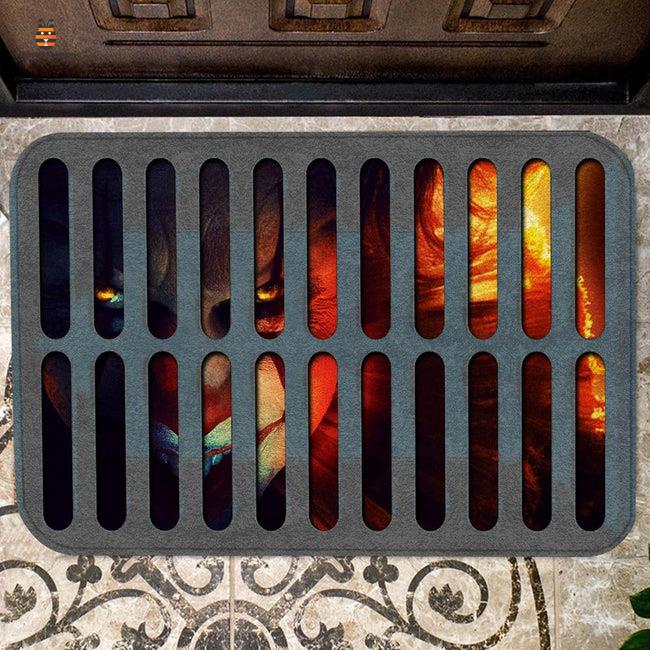 Horror Movies Pennywise In Sewer Doormat