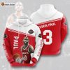 Houston Rockets Chris Paul NBA 3D Hoodie