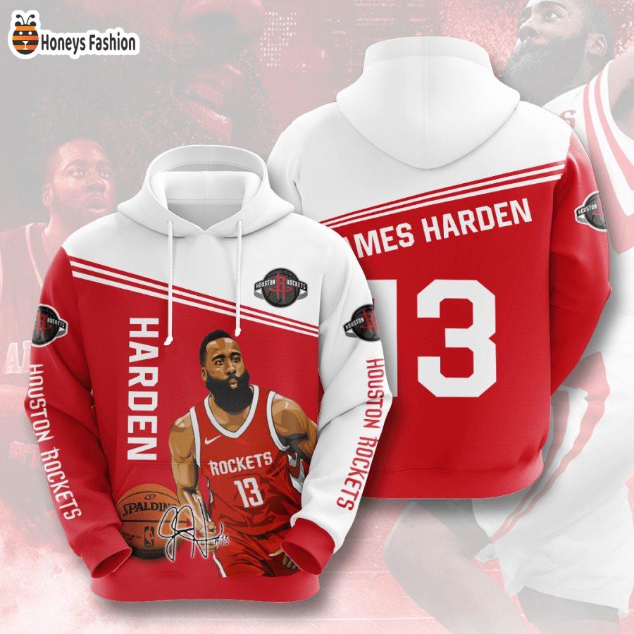 Houston Rockets James Harden NBA 3D Hoodie