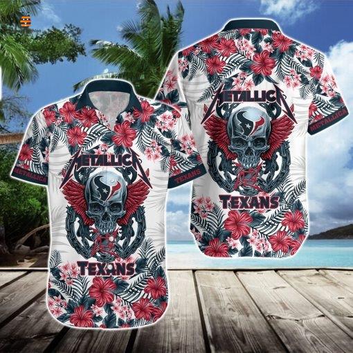 Houston Texans Metallica Hawaii Shirt And Short