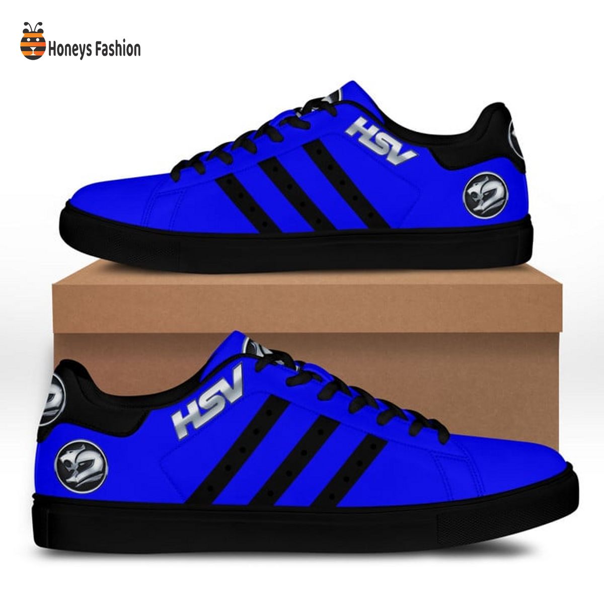 HSV Holden Special Vehicles Dark Blue Stan Smith Low Top Shoes
