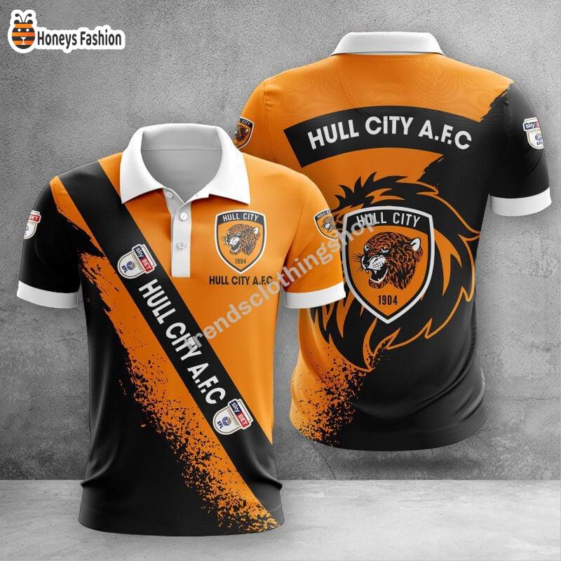 Hull City Lion 3d Hoodie Polo