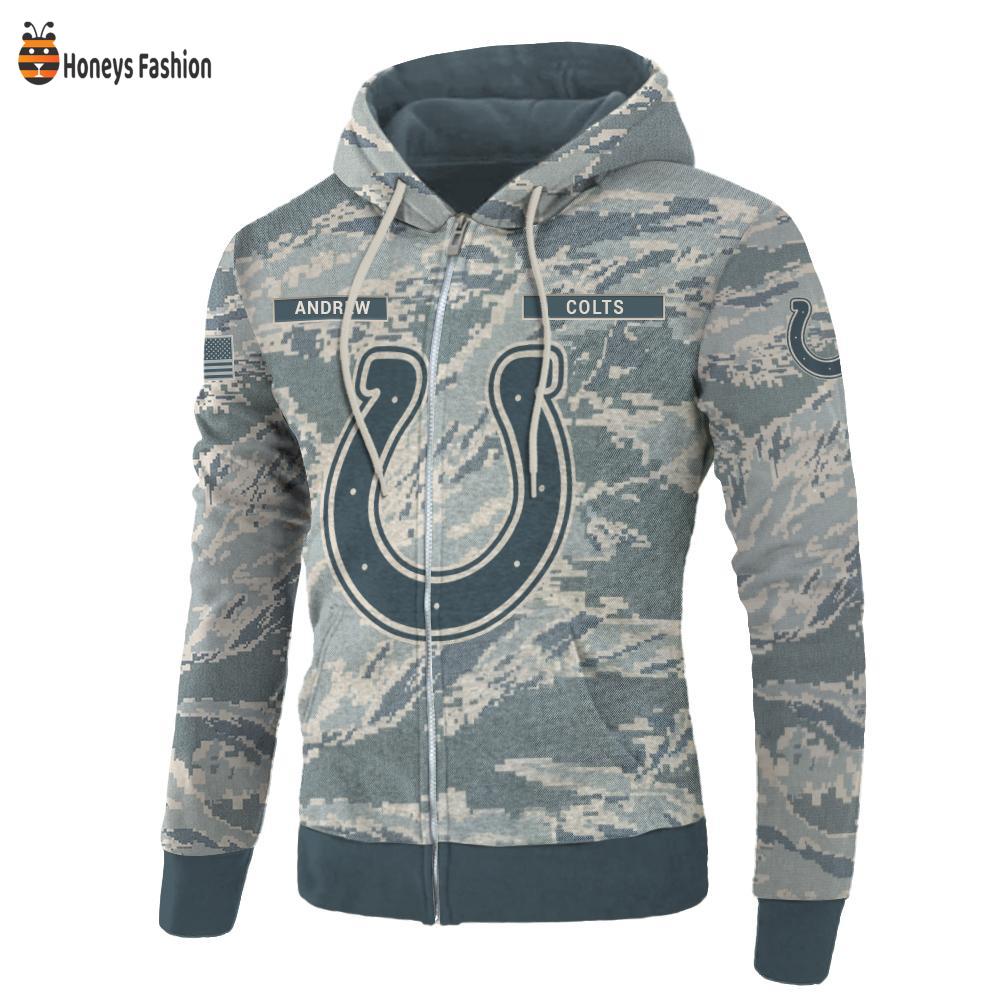 Indianapolis Colts U.S Air Force ABU Camouflage Personalized T-Shirt Hoodie