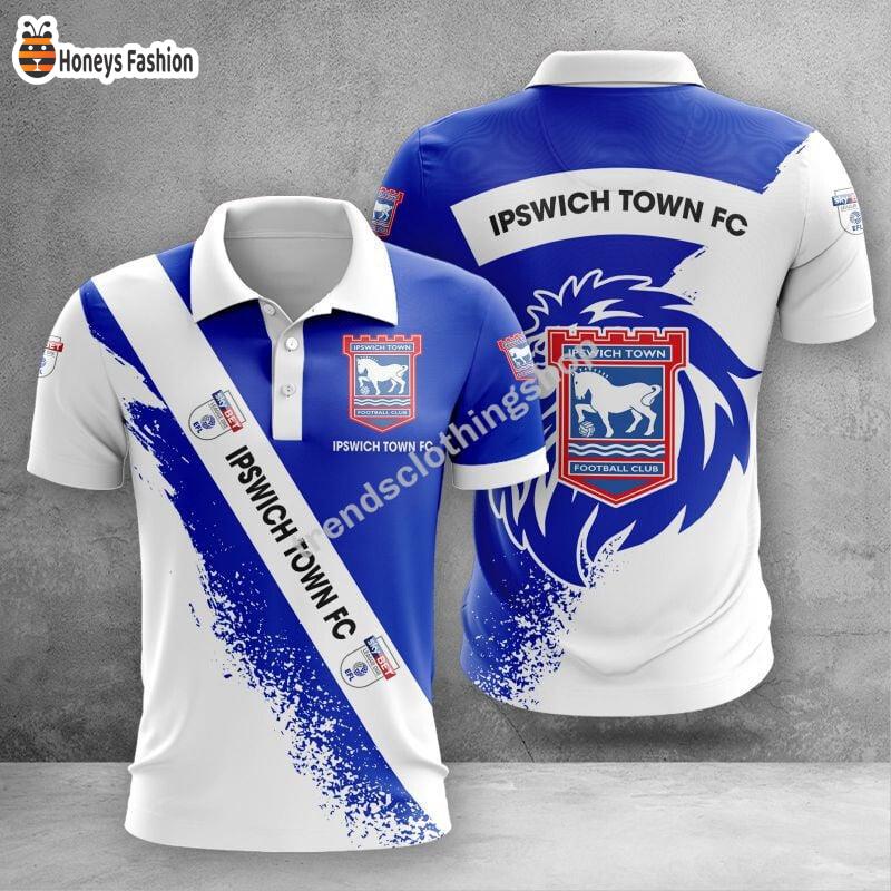 Ipswich Town F.C Lion 3d Hoodie Polo